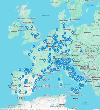 mappa officine autorizzate