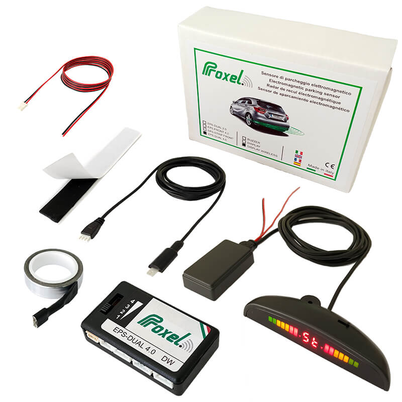 Estink Sensore di parcheggio, Senza Fori, Kit di sensori di parcheggio  elettromagnetici, a induzione, Radar di retromarcia, Resistenza di  parcheggio